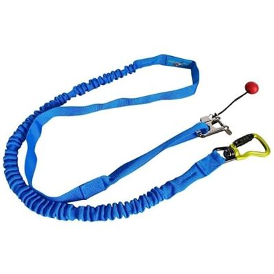 Inlandsis Skijor Pro - Laisse pour chien Bleue 2,5 m - Publicité Inlandsis Skijor Pro - Laisse pour chien Bleue 2,5 m - Publicité
