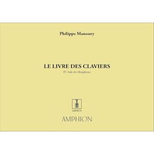 Philippe, Manoury Livre Des Claviers Vibraphone - Publicité Philippe, Manoury Livre Des Claviers Vibraphone - Publicité
