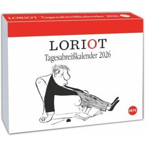 Loriot Tagesabreißkalender 2026: Kultiger Humor-Tischkalender, Abreißkalender für jeden Tag. Kalender 2026 zum Aufstellen oder Aufhängen. Publicité Loriot Tagesabreißkalender 2026: Kultiger Humor-Tischkalender, Abreißkalender für jeden Tag. Kalender 2026 zum Aufstellen oder Aufhängen. Publicité