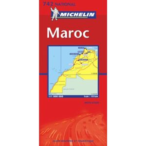Cartes NATIONAL Michelin Carte routière : Maroc, N° 11742 - Publicité Cartes NATIONAL Michelin Carte routière : Maroc, N° 11742 - Publicité