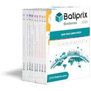 Batiprix Bordereau: Pack en 9 volumes Tous Corps d'Etat - Publicité Batiprix Bordereau: Pack en 9 volumes Tous Corps d'Etat - Publicité