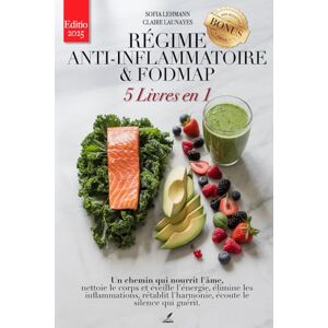 Lehmann, Sofia RÉGIME ANTI-INFLAMMATOIRE & FODMAP: 5 LIVRES EN 1 Renforcer le système immunitaire, réactiver le métabolisme et réduire l'inflammation. 200 recettes de désintoxication et de jeûne intermittent. +EBOOK - Publicité Lehmann, Sofia RÉGIME ANTI-INFLAMMATOIRE & FODMAP: 5 LIVRES EN 1 Renforcer le système immunitaire, réactiver le métabolisme et réduire l'inflammation. 200 recettes de désintoxication et de jeûne intermittent. +EBOOK - Publicité