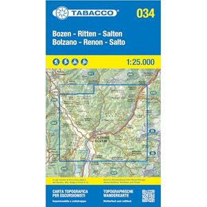 Bozen, Ritten, Salten/Bolzano, Ritter, Salten/Bolzano, Renon, Salto. Carta topografica in scala 1:25.000, antistrappo, impermeabile, fotodegradabile. Ediz. multilingue - Publicité Bozen, Ritten, Salten/Bolzano, Ritter, Salten/Bolzano, Renon, Salto. Carta topografica in scala 1:25.000, antistrappo, impermeabile, fotodegradabile. Ediz. multilingue - Publicité