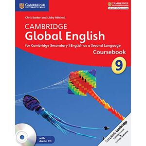 Barker, Chris Cambridge Global English Stage 9 Coursebook with Audio CD: for Cambridge Secondary 1 English as a Second Language - Publicité Barker, Chris Cambridge Global English Stage 9 Coursebook with Audio CD: for Cambridge Secondary 1 English as a Second Language - Publicité