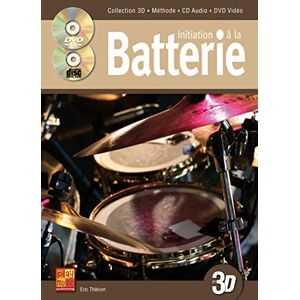 Initiation à la batterie en 3D 1 Livre + 1 CD + 1 DVD - Publicité Initiation à la batterie en 3D 1 Livre + 1 CD + 1 DVD - Publicité