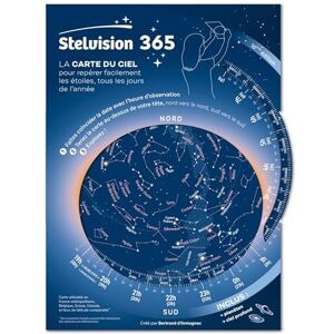 d'Armagnac, Bertrand Stelvision 365: La carte du ciel pour repérer facilement les étoiles, tous les jours de l'année - Publicité d'Armagnac, Bertrand Stelvision 365: La carte du ciel pour repérer facilement les étoiles, tous les jours de l'année - Publicité