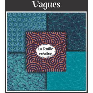 estelle vagues/ la feuille créative: Carnet de papiers décoratifs pour pop up, des marques pages, grue origami, origami et scrapbooking... cadeau pour enfants et adultes, carte vague - Publicité estelle vagues/ la feuille créative: Carnet de papiers décoratifs pour pop up, des marques pages, grue origami, origami et scrapbooking... cadeau pour enfants et adultes, carte vague - Publicité