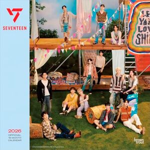 Seventeen Official Calendrier mural mensuel carré 2026 30,5 x 61 cm Sans plastique BrownTrout K-Pop SVT Music Boy Band - Publicité Seventeen Official Calendrier mural mensuel carré 2026 30,5 x 61 cm Sans plastique BrownTrout K-Pop SVT Music Boy Band - Publicité