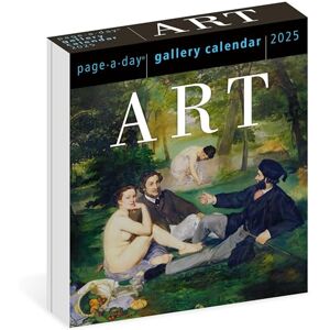 Calendars, Workman Art Page-A-Day® Gallery Calendar 2025: The Next Best Thing to Exploring Your Favourite Museum - Publicité Calendars, Workman Art Page-A-Day® Gallery Calendar 2025: The Next Best Thing to Exploring Your Favourite Museum - Publicité