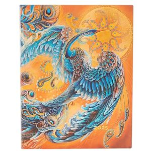 Paperblanks Calendrier 12 mois, couverture souple Flexi 2025, oiseau céleste, ultra vertical, fermeture par bande élastique - Publicité Paperblanks Calendrier 12 mois, couverture souple Flexi 2025, oiseau céleste, ultra vertical, fermeture par bande élastique - Publicité