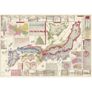 Kabai, Tatsunosuke Carte du Japon sous l’ère Meiji - Publicité Kabai, Tatsunosuke Carte du Japon sous l’ère Meiji - Publicité
