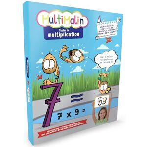 MultiMalin tables de multiplication (coffret contenant 1 livret, 1 DVD et 1 jeu de cartes) - Publicité MultiMalin tables de multiplication (coffret contenant 1 livret, 1 DVD et 1 jeu de cartes) - Publicité