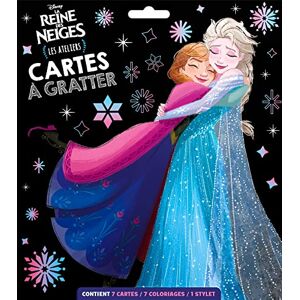 Xxx LA REINE DES NEIGES Pochette Cartes à gratter Disney - Publicité Xxx LA REINE DES NEIGES Pochette Cartes à gratter Disney - Publicité