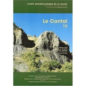 Provost, Michel Carte archéologique de la Gaule. Le Cantal - Publicité Provost, Michel Carte archéologique de la Gaule. Le Cantal - Publicité