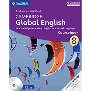 Barker, Chris Cambridge Global English Stage 8 Coursebook with Audio CD: for Cambridge Secondary 1 English as a Second Language - Publicité Barker, Chris Cambridge Global English Stage 8 Coursebook with Audio CD: for Cambridge Secondary 1 English as a Second Language - Publicité