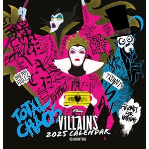 Disney Villains (Deviant Distortion) 2025 Square Calendar - Publicité Disney Villains (Deviant Distortion) 2025 Square Calendar - Publicité