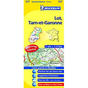 Collectif Michelin Carte DPARTEMENTS Lot, Tarn-et-Garonne - Publicité Collectif Michelin Carte DPARTEMENTS Lot, Tarn-et-Garonne - Publicité