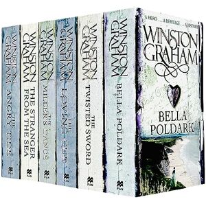 Poldark de Winston Graham Series Livres 7 à 12 Coffret cadeau (Angry Tide, Stranger From The Sea, Miller's Dance, Loving Cup, Twisted Sword et Bella Poldark) - Publicité Poldark de Winston Graham Series Livres 7 à 12 Coffret cadeau (Angry Tide, Stranger From The Sea, Miller's Dance, Loving Cup, Twisted Sword et Bella Poldark) - Publicité