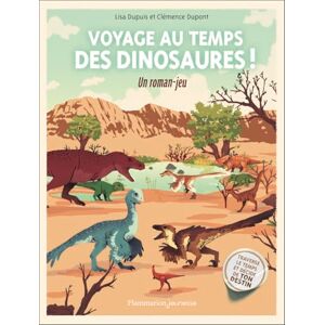 Dupont, Clémence Voyage au temps des dinosaures !: Un roman-jeu - Publicité Dupont, Clémence Voyage au temps des dinosaures !: Un roman-jeu - Publicité