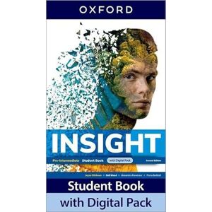 Insight Second Edition: Pre-intermediate:: Student Book with Digital Pack: Print Student Book and 2 years' access to Student e-book, Workbook e-book, Online Practice and Student Resources - Publicité Insight Second Edition: Pre-intermediate:: Student Book with Digital Pack: Print Student Book and 2 years' access to Student e-book, Workbook e-book, Online Practice and Student Resources - Publicité