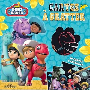 Gulli / Super RTL Dino Ranch – Cartes à gratter – Pochette avec 10 cartes à gratter et un bâtonnet – Dès 6 ans - Publicité Gulli / Super RTL Dino Ranch – Cartes à gratter – Pochette avec 10 cartes à gratter et un bâtonnet – Dès 6 ans - Publicité