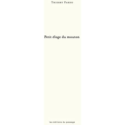 Pardo, Thierry Petit éloge du mouton - Publicité Pardo, Thierry Petit éloge du mouton - Publicité
