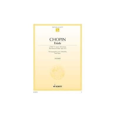 Etude ut mineur: Étude révolutionnaire. op. 10/12. piano. Publicité Etude ut mineur: Étude révolutionnaire. op. 10/12. piano. Publicité