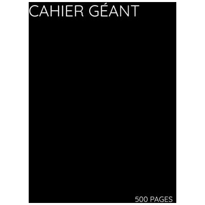 Lifestyle, Onike Giant Notebook 500 Page Large 8.5" x 11" Jumbo Ruled Notebook/Journal Minimalist Black Cahier Géant (French) - Publicité Lifestyle, Onike Giant Notebook 500 Page Large 8.5" x 11" Jumbo Ruled Notebook/Journal Minimalist Black Cahier Géant (French) - Publicité