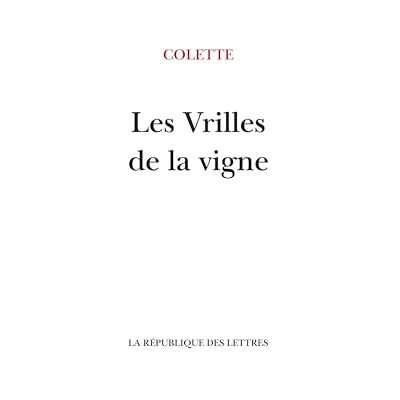Colette Les Vrilles de la vigne - Publicité Colette Les Vrilles de la vigne - Publicité
