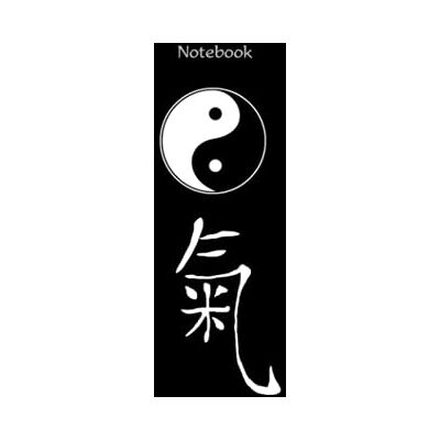 Publishing, Artatwork Media Notebook with Tao symbol Yin and Yang and Chi character: Diary, jotter, logbook, planner, exercise book, pad - Publicité Publishing, Artatwork Media Notebook with Tao symbol Yin and Yang and Chi character: Diary, jotter, logbook, planner, exercise book, pad - Publicité