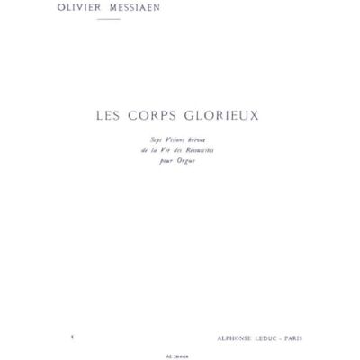 Messiaen, Olivier (c CORPS GLORIEUX VOLUME 1 ORGUE - Publicité Messiaen, Olivier (c CORPS GLORIEUX VOLUME 1 ORGUE - Publicité