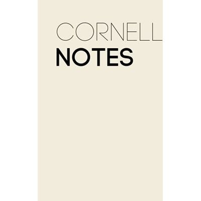 Publications, Magizh Cornell Notes Notebook: Efficient Note Taking System School, College, And Work 200 Pages Ruled 8.5 X 11 High Thoughts Meeting Notes Minimalistic Cream - Publicité Publications, Magizh Cornell Notes Notebook: Efficient Note Taking System School, College, And Work 200 Pages Ruled 8.5 X 11 High Thoughts Meeting Notes Minimalistic Cream - Publicité