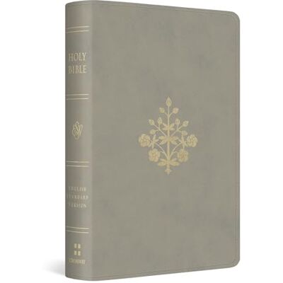 ESV Holy Bible: English Standard Version, Trutone, Stone, Branch Design Pocket Bible With Ribbon Marker - Publicité ESV Holy Bible: English Standard Version, Trutone, Stone, Branch Design Pocket Bible With Ribbon Marker - Publicité