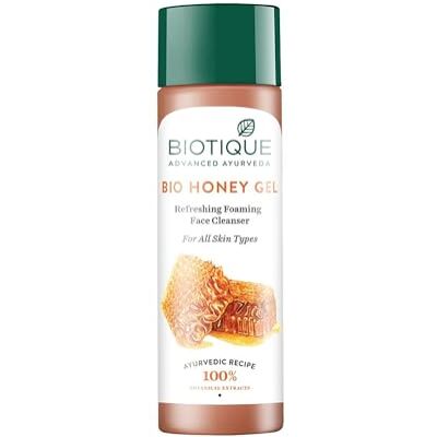 Biotique Honey Gel Lightening Foaming Cleanser for All Skin Types - Publicité Biotique Honey Gel Lightening Foaming Cleanser for All Skin Types - Publicité