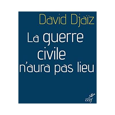 Djaiz, David La guerre civile n'aura pas lieu - Publicité Djaiz, David La guerre civile n'aura pas lieu - Publicité