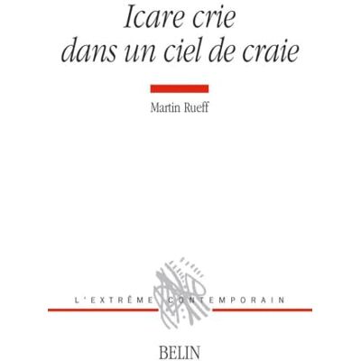 Rueff, Martin Icare crie dans un ciel de craie - Publicité Rueff, Martin Icare crie dans un ciel de craie - Publicité