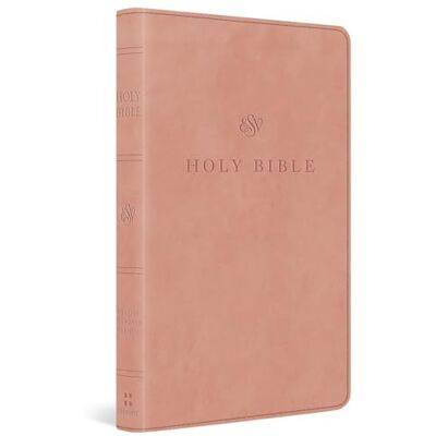 ESV Premium Church Bible, Large Print (Trutone, Blush Rose) - Publicité ESV Premium Church Bible, Large Print (Trutone, Blush Rose) - Publicité