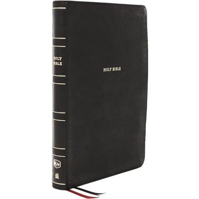 Thomas Nelson NKJV, Thinline Reference Bible, Large Print, Leathersoft, Black, Thumb Indexed, Red Letter, Comfort Print: Holy Bible, New King James Version - Publicité Thomas Nelson NKJV, Thinline Reference Bible, Large Print, Leathersoft, Black, Thumb Indexed, Red Letter, Comfort Print: Holy Bible, New King James Version - Publicité