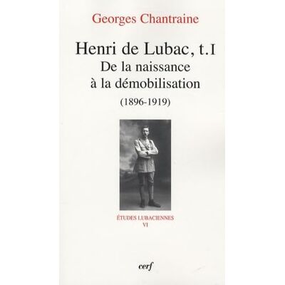 CHANTRAINE GEORGES HENRI DE LUBAC, I - Publicité CHANTRAINE GEORGES HENRI DE LUBAC, I - Publicité