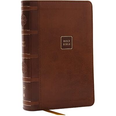 Thomas Nelson NKJV Compact Paragraph-Style Bible w/ 43,000 Cross References, Brown Leathersoft, Red Letter, Comfort Print: Holy Bible, New King James Version: Holy Bible, New King James Version - Publicité Thomas Nelson NKJV Compact Paragraph-Style Bible w/ 43,000 Cross References, Brown Leathersoft, Red Letter, Comfort Print: Holy Bible, New King James Version: Holy Bible, New King James Version - Publicité