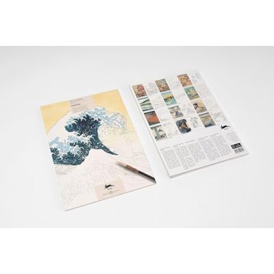 Roojen, Pepin Van Hokusai: Astists' Colouring Book - Publicité Roojen, Pepin Van Hokusai: Astists' Colouring Book - Publicité