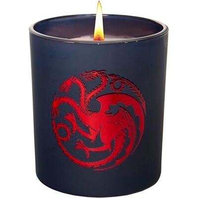 Insight Editions Game of Thrones: House Targaryen Large Glass Candle - Publicité Insight Editions Game of Thrones: House Targaryen Large Glass Candle - Publicité