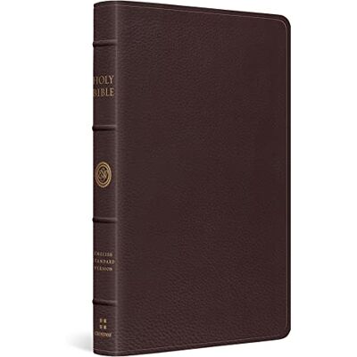 Holy Bible: English Standard Version Large Print Thinline Reference Bible Top Grain Leather Brown - Publicité Holy Bible: English Standard Version Large Print Thinline Reference Bible Top Grain Leather Brown - Publicité
