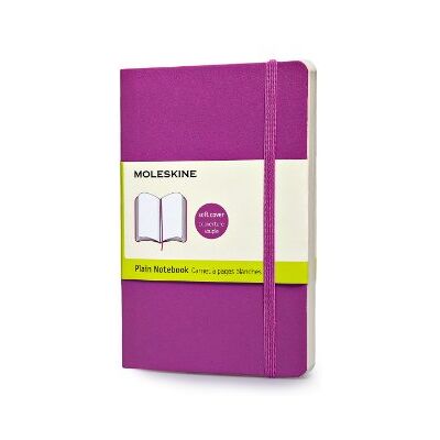 Moleskine Carnet violet orchidee couv.souple poche pag blanche - Publicité Moleskine Carnet violet orchidee couv.souple poche pag blanche - Publicité