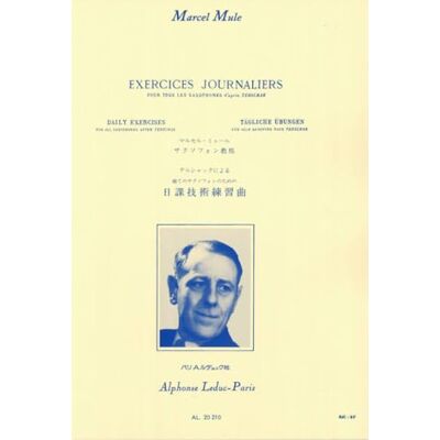 Mule, Marcel (compos EXERCICES JOURNALIERS D'APRES TERSCHACK TOUS SAXOPHONES - Publicité Mule, Marcel (compos EXERCICES JOURNALIERS D'APRES TERSCHACK TOUS SAXOPHONES - Publicité