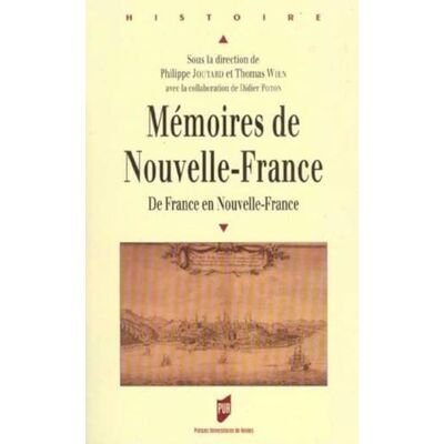 PUR MEMOIRES DE NOUVELLE FRANCE - Publicité PUR MEMOIRES DE NOUVELLE FRANCE - Publicité