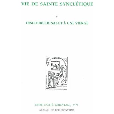 Collectif Vie de Sainte Synclétique. Discours de salut à une vierge - Publicité Collectif Vie de Sainte Synclétique. Discours de salut à une vierge - Publicité