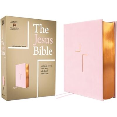 Zondervan The Jesus Bible, ESV Edition, Leathersoft over Board, Pink: Sixty-Six Books. One Story. All About One Name. Publicité Zondervan The Jesus Bible, ESV Edition, Leathersoft over Board, Pink: Sixty-Six Books. One Story. All About One Name. Publicité