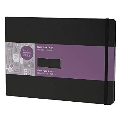 Moleskine Album a pages noires a4 couv rig noire- - Publicité Moleskine Album a pages noires a4 couv rig noire- - Publicité