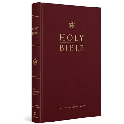 ESV Church Bible, Large Print (Hardcover, Burgundy) - Publicité ESV Church Bible, Large Print (Hardcover, Burgundy) - Publicité